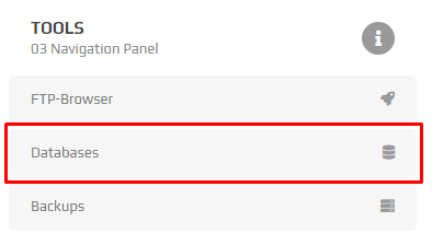 ZAP Hosting Tools - Database